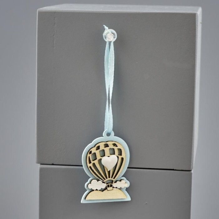 APPENDINO MONGOLFIERA 4X4.5 CM. LEGNO E GESSO